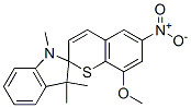 8'-METHOXY-1,3,3-TRIMETHYL-6'-NITROSPIRO[INDOLINE-2,2'-THIOCHROMENE]分子式结构图