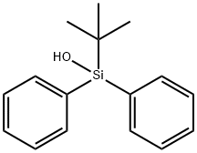 叔丁基二苯基硅醇分子式结构图