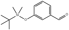 3-tert-Butyldimethylsilyloxybenzaldehyde分子式结构图