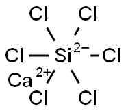 calcium hexachlorosilicate(2-) 分子式结构图