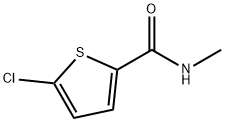 5-氯噻吩-2-甲酰甲胺分子式结构图