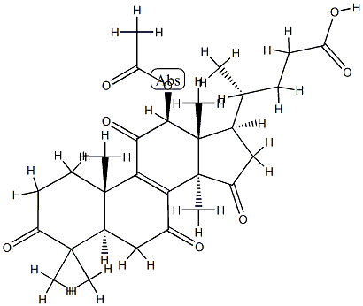 赤芝酸D分子式结构图