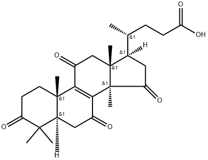 赤芝酸F分子式结构图