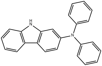 9H-Carbazol-2-amine, N,N-diphenyl-分子式结构图