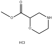 吗啉-2-甲酸甲酯盐酸盐分子式结构图