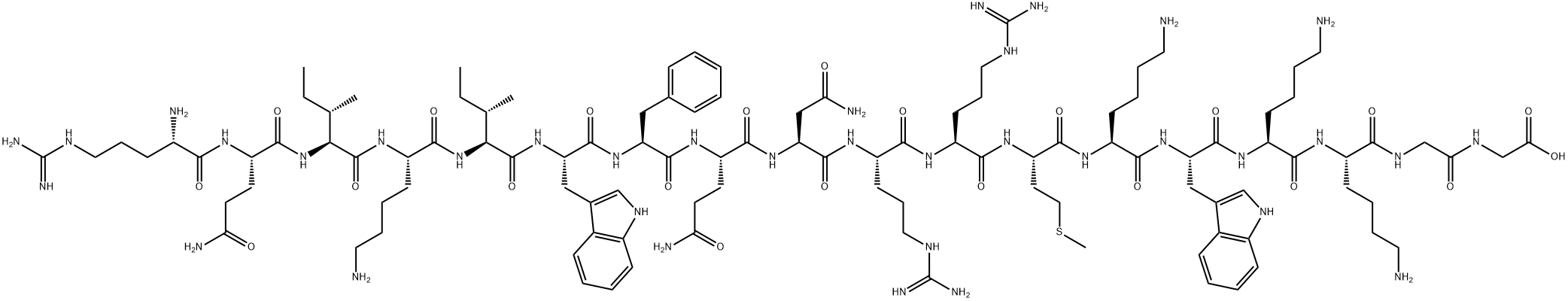 细胞穿膜肽PENETRATIN分子式结构图