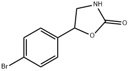 5-(4-溴苯基)噁唑烷-2-酮分子式结构图