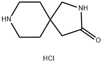 2,8-二氮杂螺[4.5]癸-3-酮盐酸盐分子式结构图