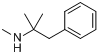 美芬丁胺;N,2-二甲基-1-苯基丙-2-胺分子式结构图