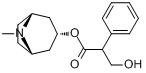 L-天仙子胺;莨菪碱;(8-甲基-8-氮杂双环[3.2.1]辛-3-基)(2S)-3-羟基-2-苯基丙酸酯分子式结构图