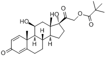 泼尼松龙戊酸酯分子式结构图