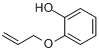 2-(烯丙氧基)苯酚;2-(2-丙烯氧基)苯酚;邻烯丙氧基苯酚分子式结构图