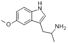 5-甲氧基-2-甲基色胺分子式结构图