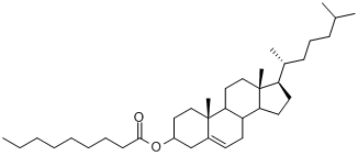 胆固醇壬酸酯分子式结构图