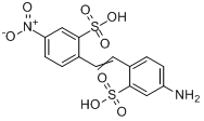 4-硝基-4'-氨基二苯乙烯-2,2'-二磺酸分子式结构图