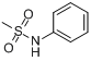 N-苯基甲磺酰胺分子式结构图