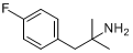 1-(4-氟苯基)-2-甲基-2-丙胺分子式结构图