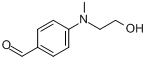 4-(N-甲基-N-羟乙基)氨基苯甲醛分子式结构图