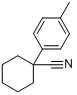 1-(4-甲基苯基)-1-环己腈;1-对甲苯基环己腈分子式结构图