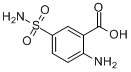 2-氨基苯甲酸-5-磺酰胺;2-氨基-5-氨磺酰基苯甲酸分子式结构图