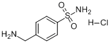 盐酸磺胺米隆;氨苄磺胺盐酸盐;4-氨甲基苯磺酰胺盐酸盐;对氨甲基苯磺酰胺盐酸盐分子式结构图