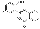 2-(2'-硝基苯偶氮)-4-甲基酚;2-羟基-5-甲基-2'-硝基偶氮苯分子式结构图