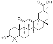 甘草次酸分子式结构图