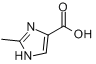 2-甲基-1H-咪唑-4-甲酸分子式结构图