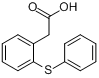 2-[2-(苯硫基)苯基]乙酸分子式结构图