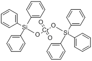 铬酸双(三苯甲基硅烷基)酯分子式结构图