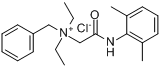 氯化地那铵;N-(2-((2,6-二甲基苯基)氨基)-2-氧代乙基)-N,N-二乙基苄铵氯化物分子式结构图