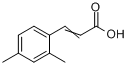 2,4-二甲基肉桂酸;3-(2,4-二甲基苯基)-2-丙烯酸分子式结构图