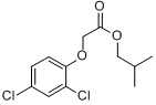 2,4-滴异丁酯;2,4-二氯苯氧乙酸异丁酯分子式结构图