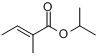惕各酸异丙酯;(E)-2-甲基-2-丁烯酸异丙酯分子式结构图