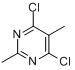 4,6-二氯-2,5-二甲基嘧啶分子式结构图