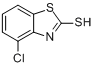 4-氯-2-巯基苯并噻唑分子式结构图