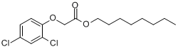2,4-滴辛酯;2,4-二氯苯氧乙酸正辛酯分子式结构图