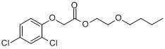 2,4-二氯苯氧乙酸丁氧基乙基酯;2,4-D2-丁氧基乙基酯分子式结构图