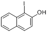 1-碘-2-萘酚分子式结构图