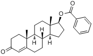 17-安息香酸雄烯醇酮;17-安息香酸睾丸激素分子式结构图