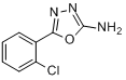 2-氨基-5-(2-氯苯基)-1,3,4-恶二唑分子式结构图