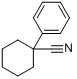 1-苯基-1-环己基甲腈;1-苯基环己腈分子式结构图