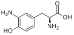 3-氨基-L-酪氨酸分子式结构图