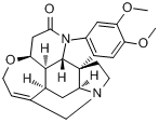 番木鳖碱;布鲁生;10,11-二甲氧基马钱子碱分子式结构图