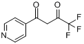 4,4,4-三氟-1-(吡啶-4-基)-1,3-丁二酮分子式结构图