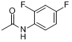 2,4-二氟乙酰苯胺;N-(2,4-二氟苯基)乙酰胺分子式结构图