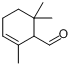 alpha-环柠檬醛;2,6,6-三甲基-2-环己烯-1-甲醛分子式结构图
