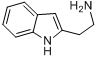 2-(2-氨基乙基)吲哚分子式结构图