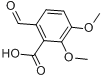 2-羧基-3,4-二甲氧基苯甲醛分子式结构图