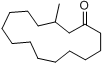 酮麝香;麝香酮;3-甲基环十五酮分子式结构图